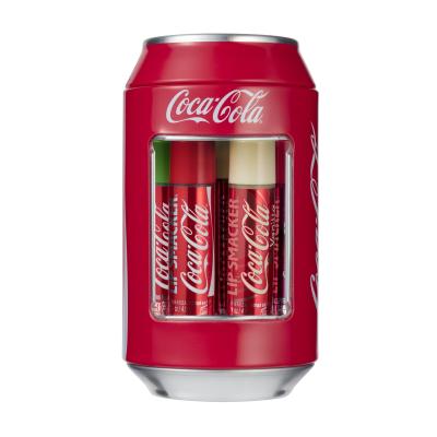 Lip Smacker Coca-Cola Can Collection Ajándékcsomagok ajakbalzsam 6 x 4 g + fémdoboz