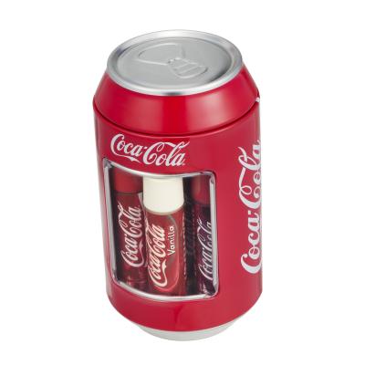 Lip Smacker Coca-Cola Can Collection Ajándékcsomagok ajakbalzsam 6 x 4 g + fémdoboz