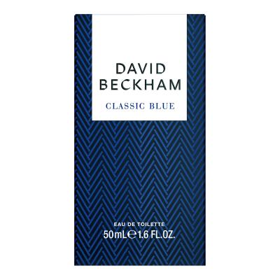David Beckham Classic Blue Eau de Toilette férfiaknak 50 ml