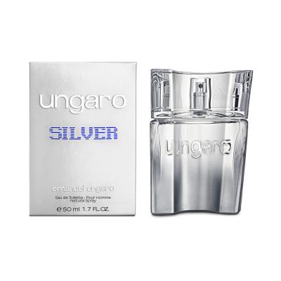 Emanuel Ungaro Ungaro Silver Eau de Toilette férfiaknak 50 ml