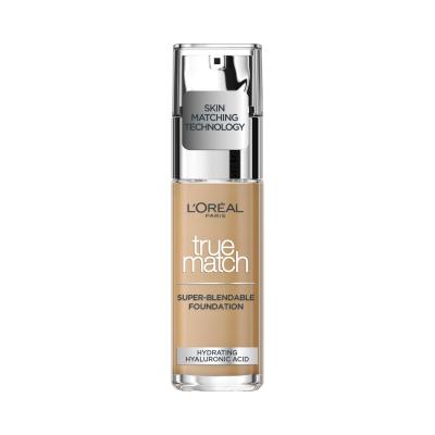 L&#039;Oréal Paris True Match Super-Blendable Foundation Alapozó nőknek 30 ml Változat 6D/W Golden Honey