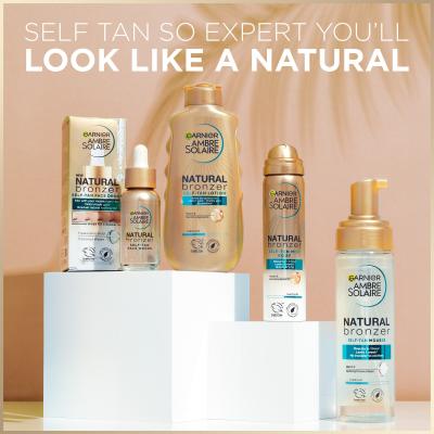 Garnier Ambre Solaire Natural Bronzer Self-Tan Face Drops Önbarnító készítmény 30 ml