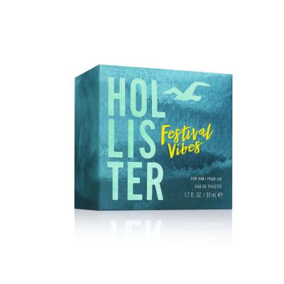 Hollister Festival Vibes Eau de Toilette férfiaknak 50 ml