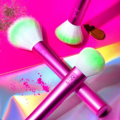 Real Techniques Neon Dream Duo-Fiber Powder + Bronzer Brush Sminkecset nőknek 1 db