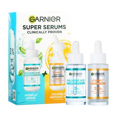 Garnier Skin Naturals Super Serums Ajándékcsomagok Skin Naturals Vitamin C arcszérum 30 ml + Skin Naturals Hyaluronic Aloe arcszérum 30 ml