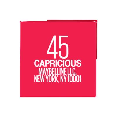 Maybelline Superstay Vinyl Ink Liquid Rúzs nőknek 4,2 ml Változat 45 Capricious