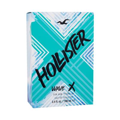 Hollister Wave X Eau de Toilette férfiaknak 100 ml