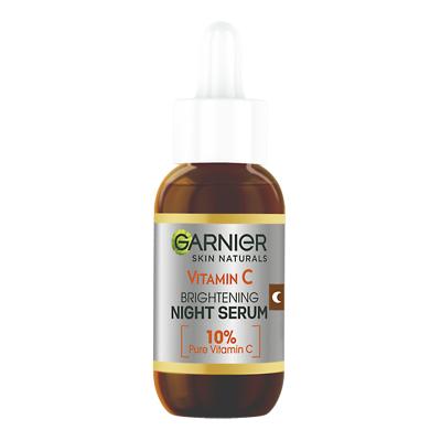 Garnier Skin Naturals Vitamin C Brightening Night Serum Arcszérum nőknek 30 ml