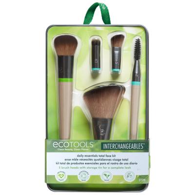 EcoTools Brush Daily Essentials Total Face Kit Sminkecset nőknek Szett