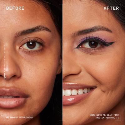 NYX Professional Makeup Bare With Me Blur Tint Foundation Alapozó nőknek 30 ml Változat 11 Medium Neutral