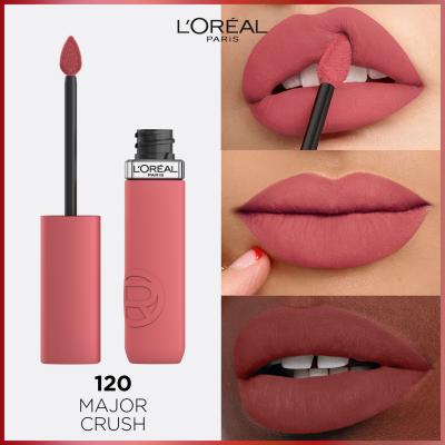 L&#039;Oréal Paris Infaillible Matte Resistance Lipstick Rúzs nőknek 5 ml Változat 120 Major Crush