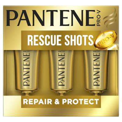 Pantene Intensive Repair (Repair &amp; Protect) Rescue Shots Hajszérum nőknek 3x15 ml