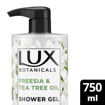 LUX Botanicals Freesia &amp; Tea Tree Oil Daily Shower Gel Tusfürdő nőknek 750 ml