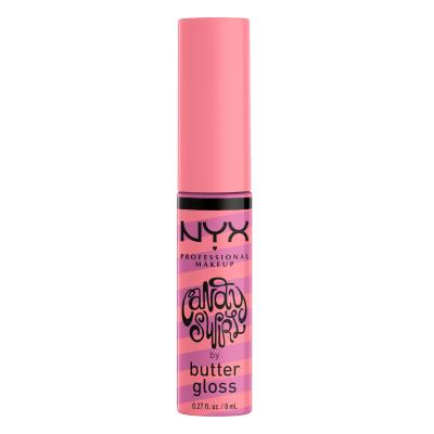 NYX Professional Makeup Butter Gloss Candy Swirl Szájfény nőknek 8 ml Változat 02 Sprinkle