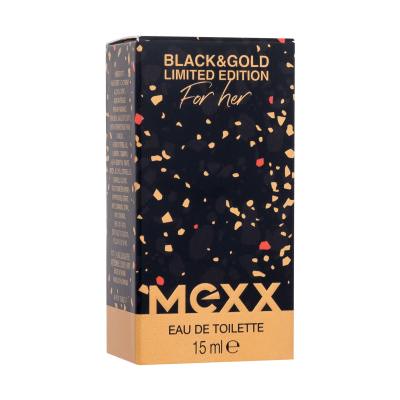 Mexx Black &amp; Gold Limited Edition Eau de Toilette nőknek 15 ml