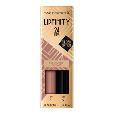 Max Factor Lipfinity 24HRS Lip Colour Rúzs nőknek 4,2 g Változat 008 Honey Dream