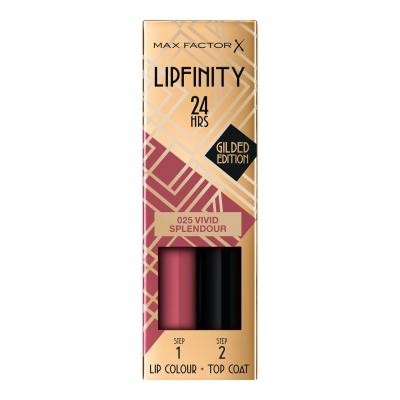 Max Factor Lipfinity 24HRS Lip Colour Rúzs nőknek 4,2 g Változat 025 Vivid Splendour
