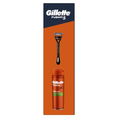 Gillette Fusion5 Ajándékcsomagok Fusion5 borotva 1 db + Fusion Shave Gel Sensitive borotvagél 200 ml