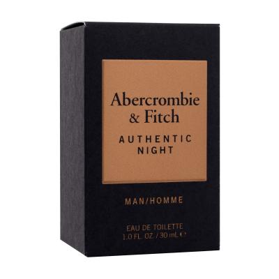 Abercrombie &amp; Fitch Authentic Night Eau de Toilette férfiaknak 30 ml