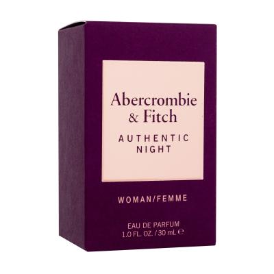 Abercrombie &amp; Fitch Authentic Night Eau de Parfum nőknek 30 ml