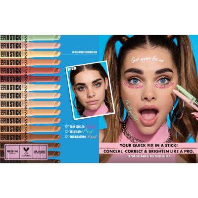 NYX Professional Makeup Pro Fix Stick Correcting Concealer Korrektor nőknek 1,6 g Változat 0.2 Pink
