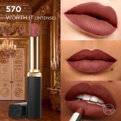 L&#039;Oréal Paris Color Riche Intense Volume Matte Nudes of Worth Rúzs nőknek 1,8 g Változat 570 Worth It Intens