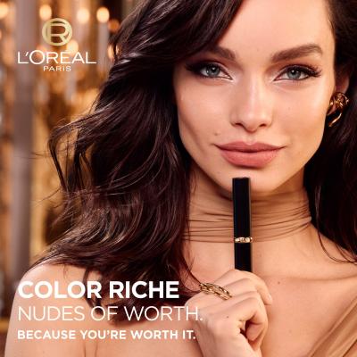 L&#039;Oréal Paris Color Riche Intense Volume Matte Nudes of Worth Rúzs nőknek 1,8 g Változat 601 Worth It