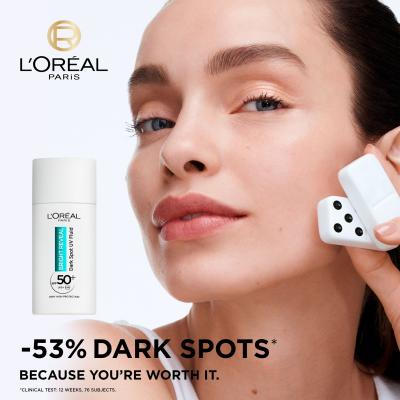 L&#039;Oréal Paris Bright Reveal Dark Spot UV Fluid SPF50+ Nappali arckrém nőknek 50 ml