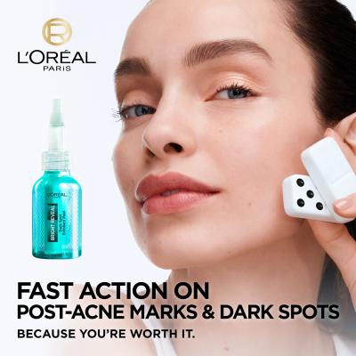 L&#039;Oréal Paris Bright Reveal Dark Spot Exfoliant Peel Bőrradír nőknek 25 ml