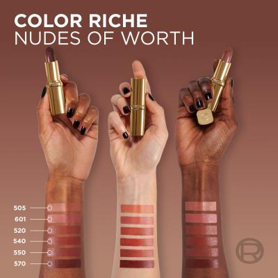 L&#039;Oréal Paris Color Riche Free the Nudes Rúzs nőknek 4,7 g Változat 505 Nu Resilient