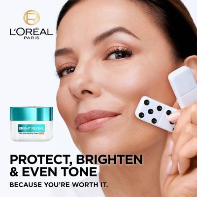 L&#039;Oréal Paris Bright Reveal Dark Spot Hydrating Cream SPF50 Nappali arckrém nőknek 50 ml
