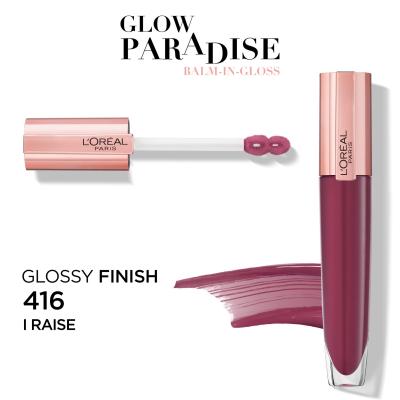 L&#039;Oréal Paris Glow Paradise Balm In Gloss Szájfény nőknek 7 ml Változat 416 Raise