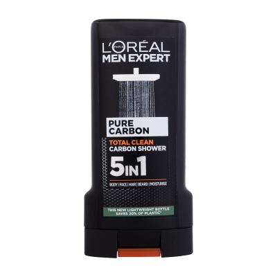 L&#039;Oréal Paris Men Expert Pure Carbon 5in1 Tusfürdő férfiaknak 300 ml