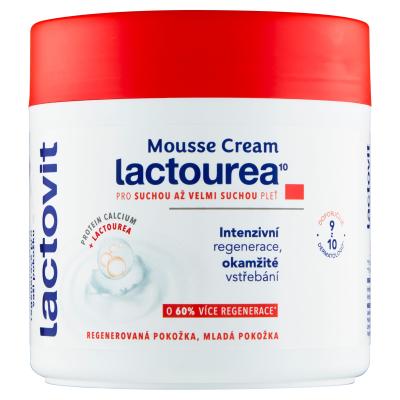Lactovit LactoUrea Regenerating Mousse Cream Testápoló krém nőknek 400 ml