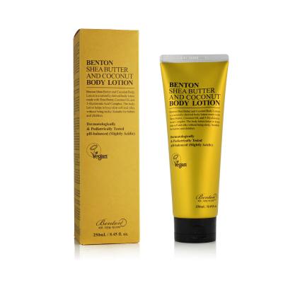 Benton Shea Butter and Coconut Body Lotion Testápoló tej 250 ml