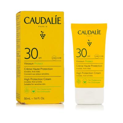 Caudalie Vinosun Protect High Protection Cream SPF30 Fényvédő készítmény arcra 50 ml
