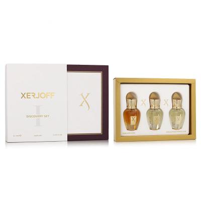 Xerjoff Discovery Set I Ajándékcsomagok parfüm Cruz Del Sur II 15 ml + Eau de Parfum Erba Pura 15 ml + parfüm Uden Overdose 15 ml