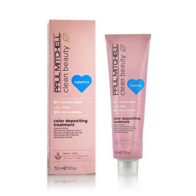 Paul Mitchell Clean Beauty Color Protect Color Depositing Treatment Hajpakolás nőknek 150 ml Változat Sapphire