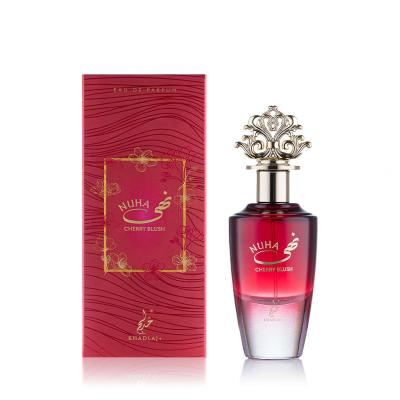 Khadlaj Nuha Cherry Blush Eau de Parfum nőknek 85 ml