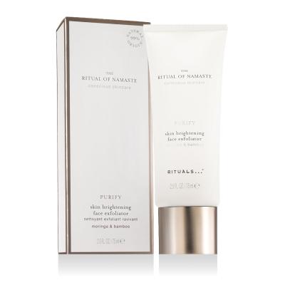 Rituals The Ritual Of Namaste Skin Brightening Face Exfoliator Bőrradír nőknek 75 ml