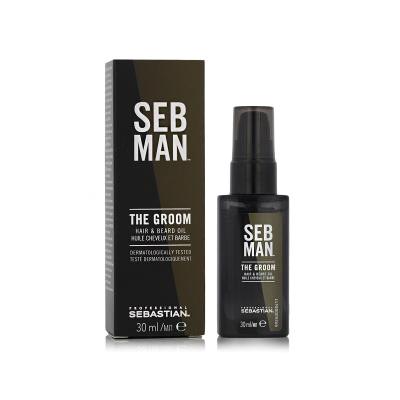 Sebastian Professional Seb Man The Groom Hair &amp; Beard Oil Hajápoló olaj férfiaknak 30 ml