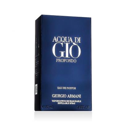 Giorgio Armani Acqua di Giò Profondo 2024 Eau de Parfum férfiaknak Utántölthető 50 ml
