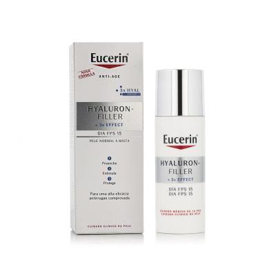 Eucerin Hyaluron-Filler + 3x Effect Day Cream SPF15 Nappali arckrém nőknek 50 ml