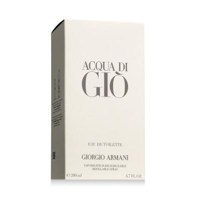 Giorgio Armani Acqua di Giò Eau de Toilette férfiaknak Utántölthető 200 ml