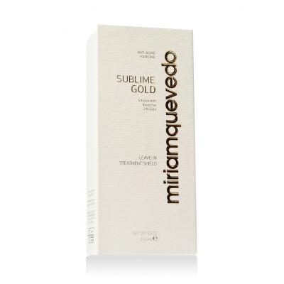 Miriam Quevedo Sublime Gold Leave-In Treatment Shield Öblítést nem igénylő hajápoló 150 ml