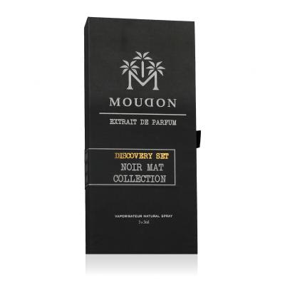 Moudon Discovery Set Noir Mat Collection Ajándékcsomagok parfümkivonat 3 x 3 ml