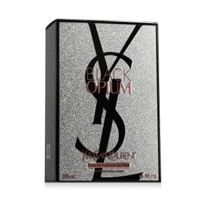 Yves Saint Laurent Black Opium Glitter Eau de Parfum nőknek 90 ml