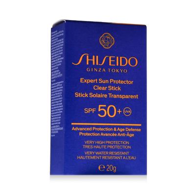 Shiseido Expert Sun Protector Clear Stick SPF50+ Fényvédő készítmény arcra 20 g