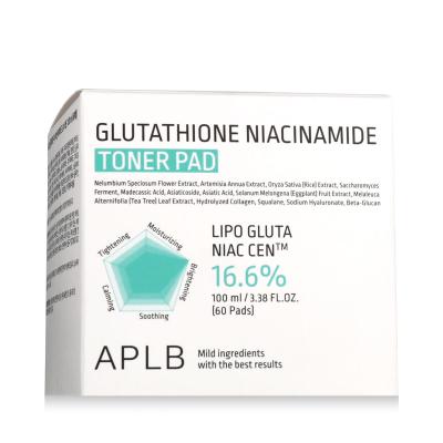 APLB Glutathione Niacinamide Toner Pad Arcpermet 60 db