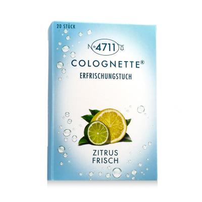 4711 Colognette Refreshing Lemon Tissues Sminkeltávolító nedves törlőkendők 20 db